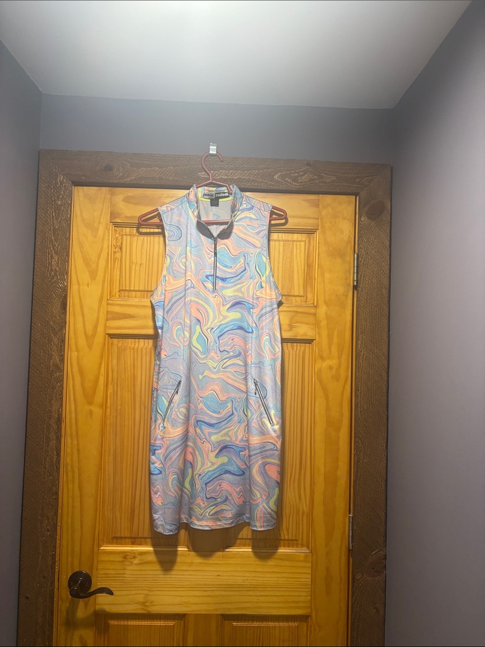 jamie sadock Sleeveless Mini Dress in Purple Rain